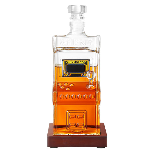 Arcade Machine Whiskey Decanter | Crystal Liquor Dispenser