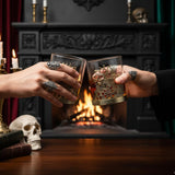 Golden Spider Whiskey Glasses Set of 2