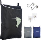 Door Hanging Laundry Bag - Black - L