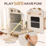 ROBUD Wooden Kids Play Kitchen - Montessori