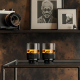 The Wine Savant Camera Lens Whiskey Glasses |Set of 2