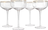 Coupe Cocktail Glasses 7 oz, Set of 4 Classic