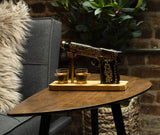Hand Painted Pistol Whiskey & Wine Decanter