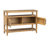 2 Door Storage Console Table, Honey*