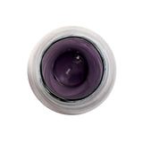 Swirled Smoke and Aubergine Torpedo Glass Vase- Tall