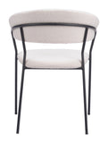 Josephine Dining Chair (Set of 2) Cream