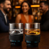 The Wine Savant Camera Lens Whiskey Glasses |Set of 2