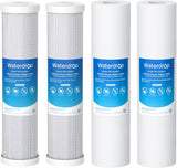 Waterdrop 20 x 4.5 Inch Whole House Water Filter Replacement Water Filter Sediment Filter, Pack of 4