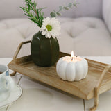 2-in-1 Pumpkin Tealight/Candlestick Holder (Set of 6) - White
