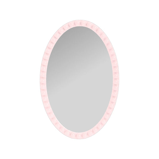Varsha Oval Glossy Lilac Mirror