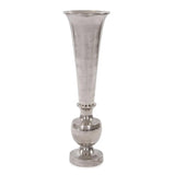 Silver Oversized Trumpet Vase
