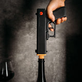 Electric Gun Wine Corkscrew Bottle Opener (Black)