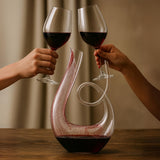 Art Series Swirl Wine Decanter – Hand Blown, Lead-Free Glass