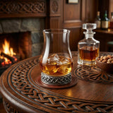 Celtic Whiskey Glass, Single Piece, 8.45oz 4.29in Clear Borosilicate Alloy Base