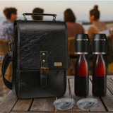 3 Bottle Wine Tote Bag with Tumblers and Opener