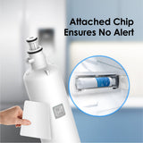 Waterdrop (Built-in CHIP) Replacement for GE® RPWFE Refrigerator Water Filter, NSF 42 & 372 Certified