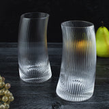 Set of 2 Curvy Cocktail Glasses 8oz