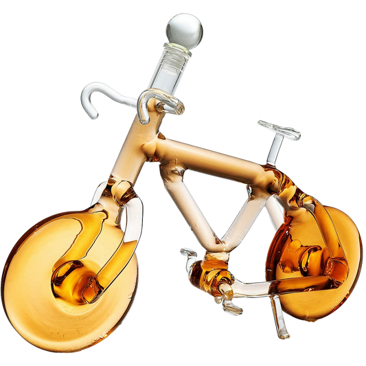 Bicycle Wine & Whiskey Decanter 200ml - Bike Decanter for Bourbon