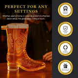 Western Cowboy Boot Whiskey Decanter 27oz