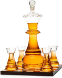 New Chess Decanter Set - Queen Chess Decanter 750ml 12