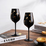 Crystal Stemmed Skiing, Apres Ski Skiier Wine Glasses - Set of 2