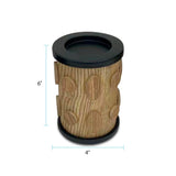 Robin Baron Winfield Wooden Candle Holder- Medium
