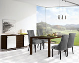 Oxford Velvet Dining Chair Set - Luxurious Curved Back, Deep Tufting & Chrome Nailheads for Elegance