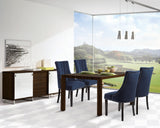 Oxford Velvet Dining Chair Set - Luxurious Curved Back, Deep Tufting & Chrome Nailheads for Elegance
