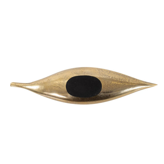 Sharma Crimson Gold Shallow Leaf Bowl- Small