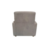 Modern High Back Recliner, Light Grey*
