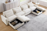 PERTH 157" 4-Seater Sofa with 2 Ottomans 12