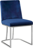 Heidi Velvet Contemporary Dining Chair Set - Glamorous Design with Plush Comfort for Stylish Dining