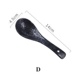 Japanese Ceramic Soup Spoon for Kitchen & Dining