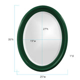 George Mirror - Glossy Hunter Green