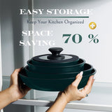 Moss & Stone 10-Pc Nonstick Cookware Set