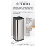 Universal Knife Block Holder, Silver