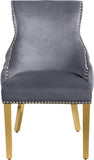 Tuft Luxurious Contemporary Dining Chair Set - Stunning Design with Gold Accents for Your Home