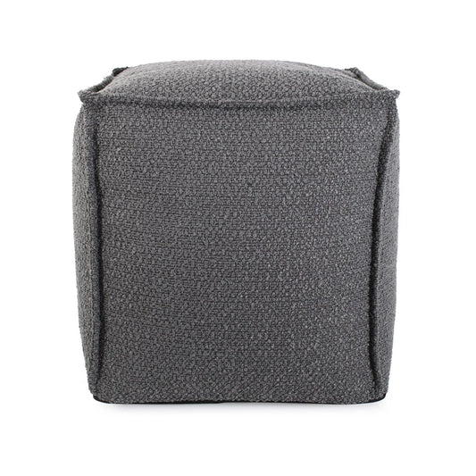 Square Pouf Barbet Charcoal