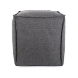 Square Pouf Barbet Charcoal