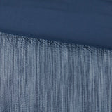 Seersucker Comforter Set, Navy Blue
