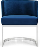 Gianna Velvet Dining Chair - Contemporary Retro Design with Plush Comfort and Stunning Gold Base