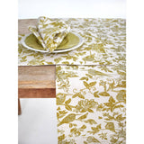 French Home Honeysuckle Table Runner - Chartreuse