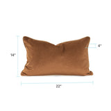 Qivuit Brown 14x22 Poly Filled Pillow