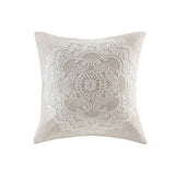 Wholesale Tufted Medallions Comforter/Duvet Cover Set, Taupe