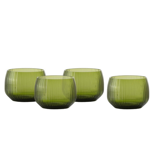 Estiva Textured Palm Green Short Tumbler 9.6oz
