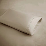 4pcs 600TC Cooling Cotton Blend Sheet Set, Khaki