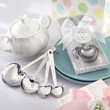 Heart Shaped Stainless Steel Measuring Spoons Set