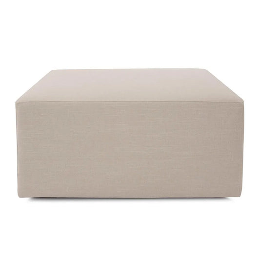 Universal 36 Square Cover Linen Slub Natural -Cover Only
