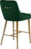 Owen Contemporary Stool Set – Elegant Design with Polished Gold Legs and Matching Handle for Comfort