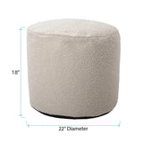 Tall Pouf Barbet Natural